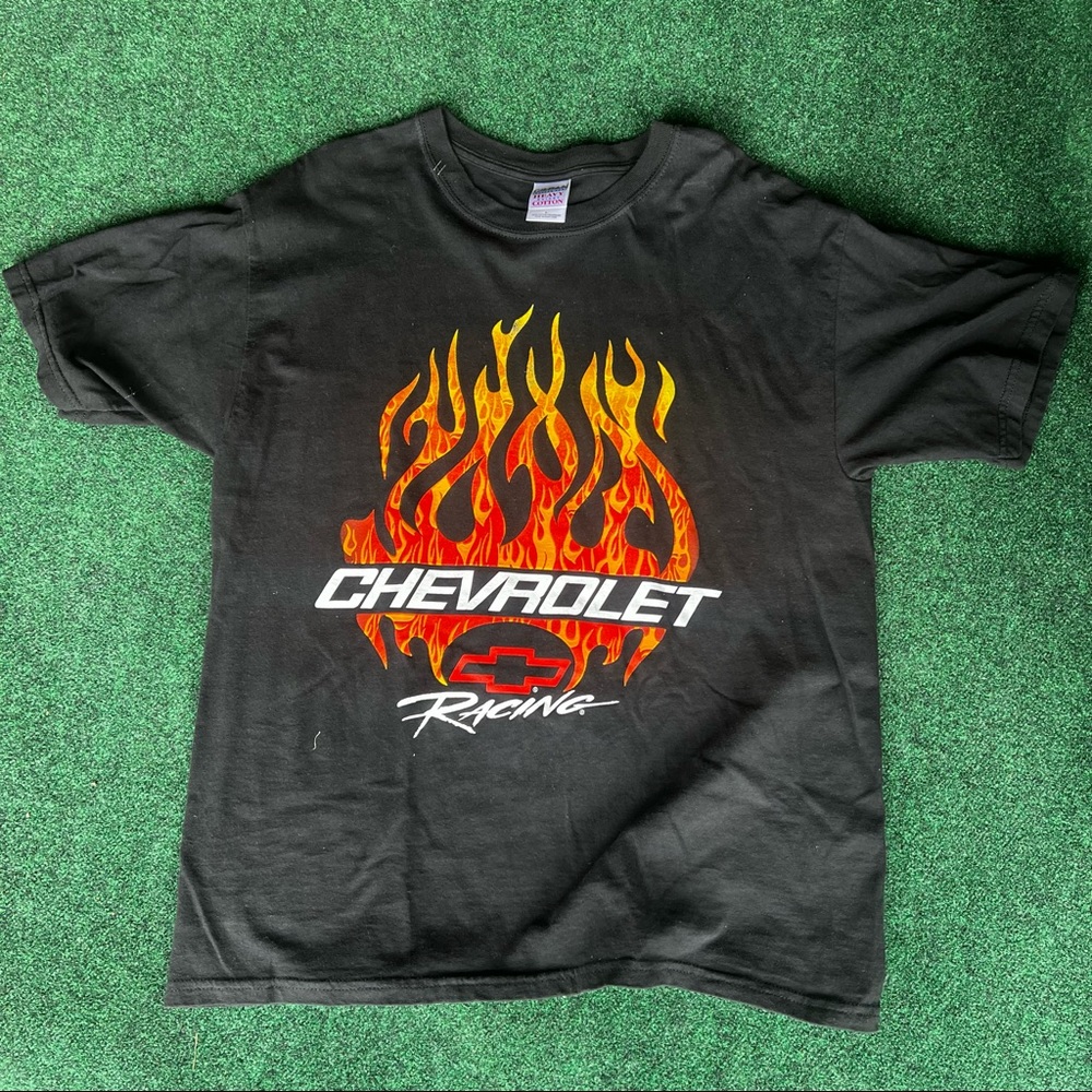 Vintage Chevy racing flames T-shirt